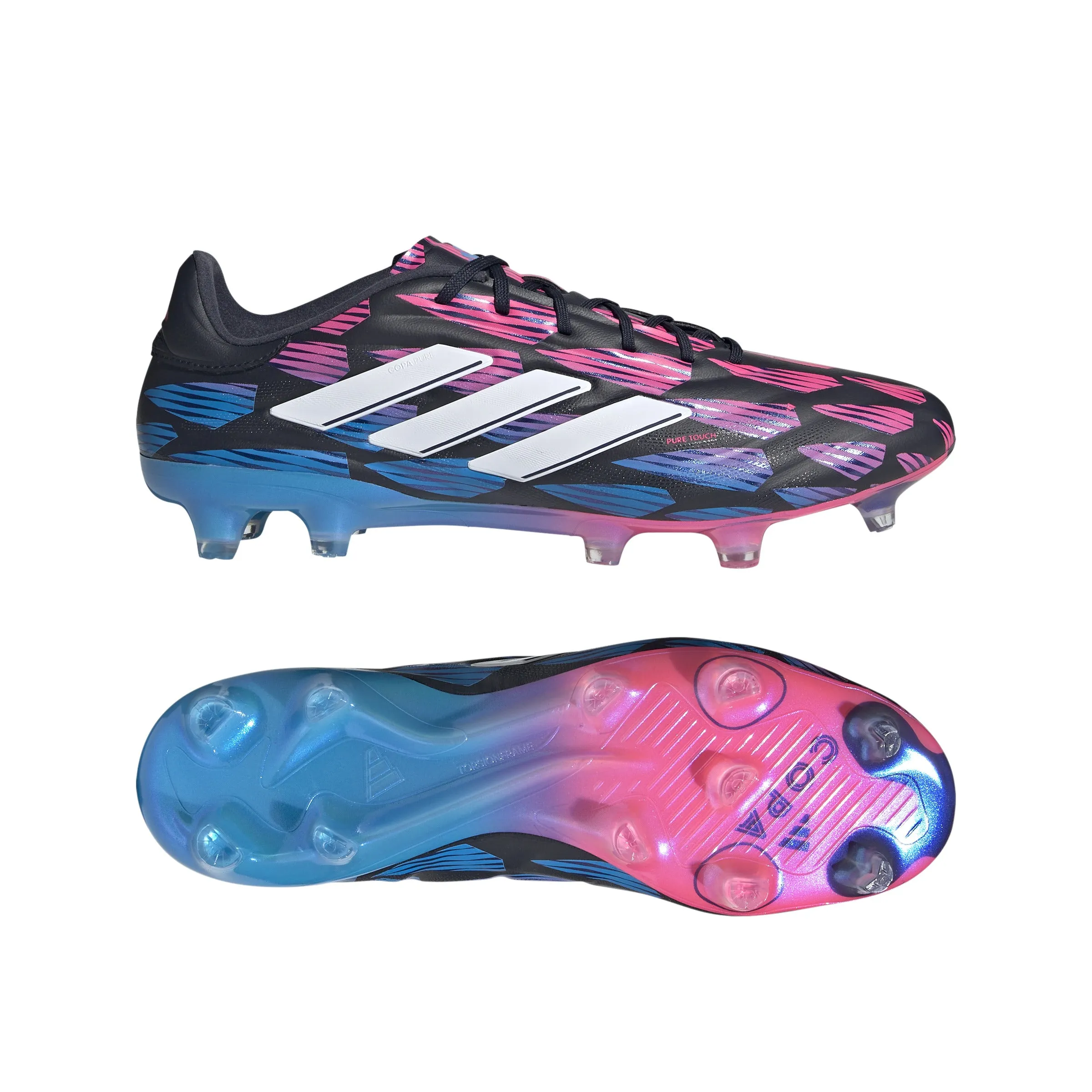 adidas Copa Pure 2 Elite FG Firm Ground Soccer Cleat - Legend Ink / Cloud White / Solar Pink