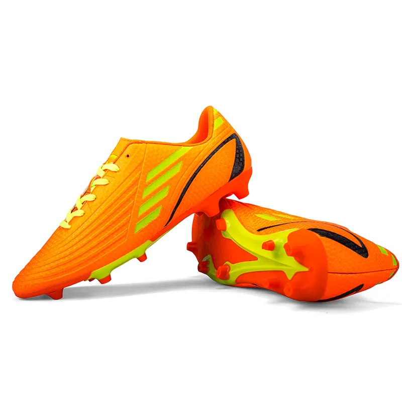 Athletic Cleats Lace Up Soccer Shoes Outdoor Football(Little Kid/Big Kid/Men/Women)