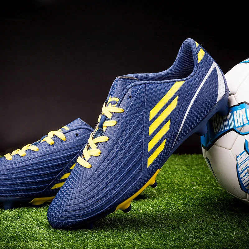 Athletic Cleats Lace Up Soccer Shoes Outdoor Football(Little Kid/Big Kid/Men/Women)