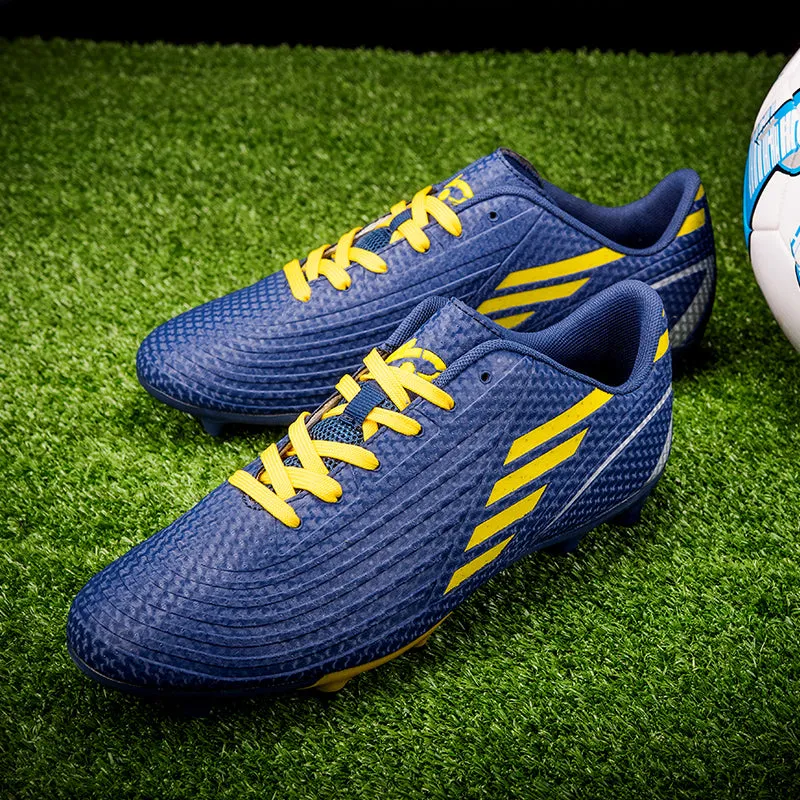 Athletic Cleats Lace Up Soccer Shoes Outdoor Football(Little Kid/Big Kid/Men/Women)