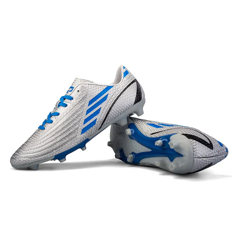 Athletic Cleats Lace Up Soccer Shoes Outdoor Football(Little Kid/Big Kid/Men/Women)