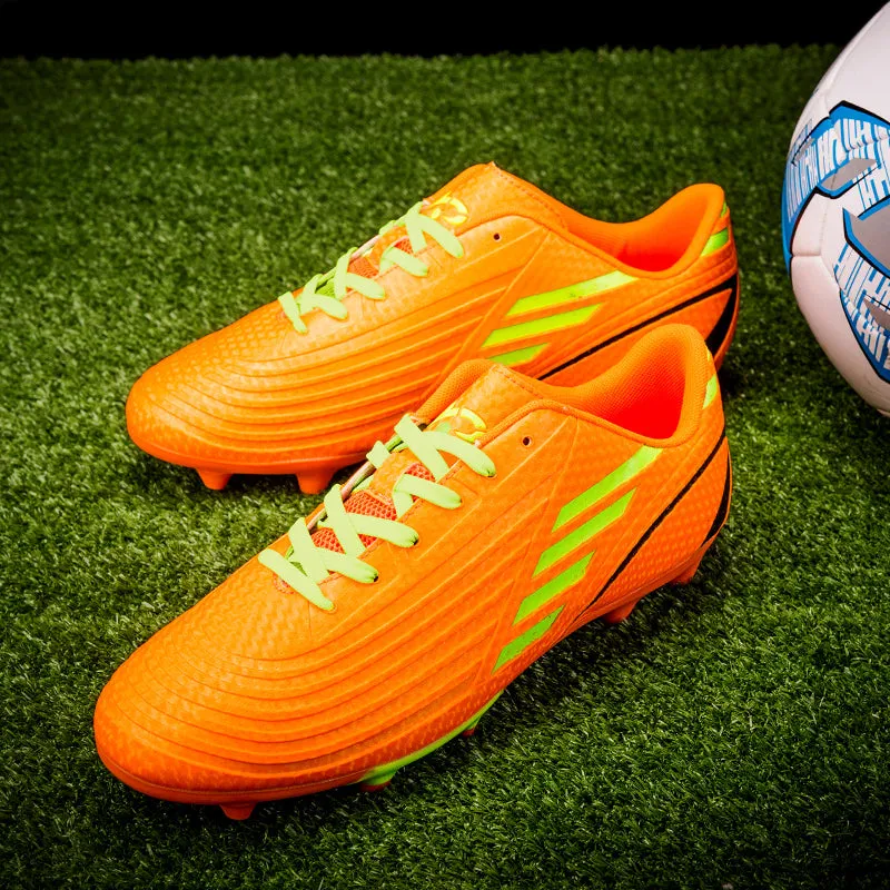 Athletic Cleats Lace Up Soccer Shoes Outdoor Football(Little Kid/Big Kid/Men/Women)