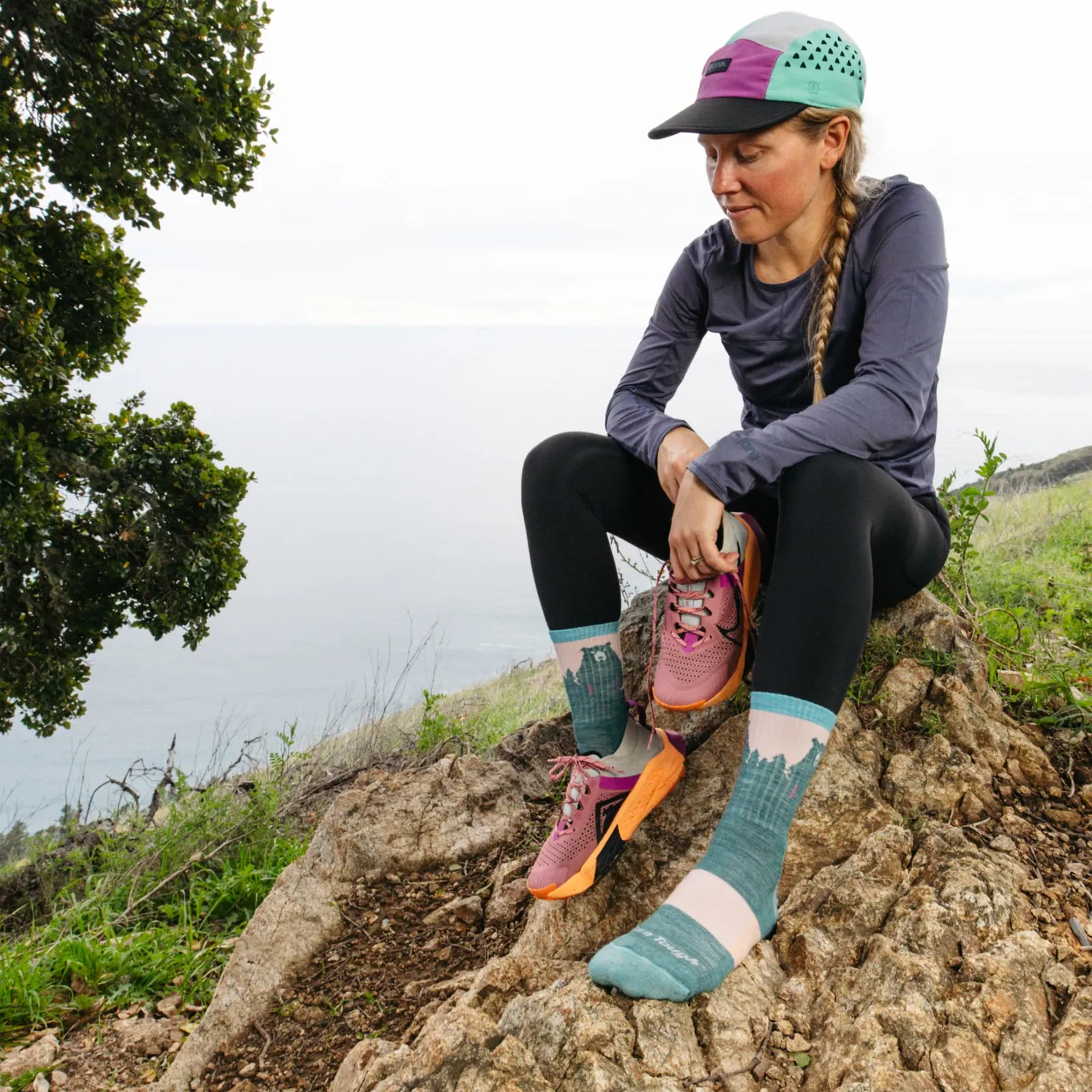 Darn Tough Beartown Lightweight Cushion Crew Sock (Women) - Quartz