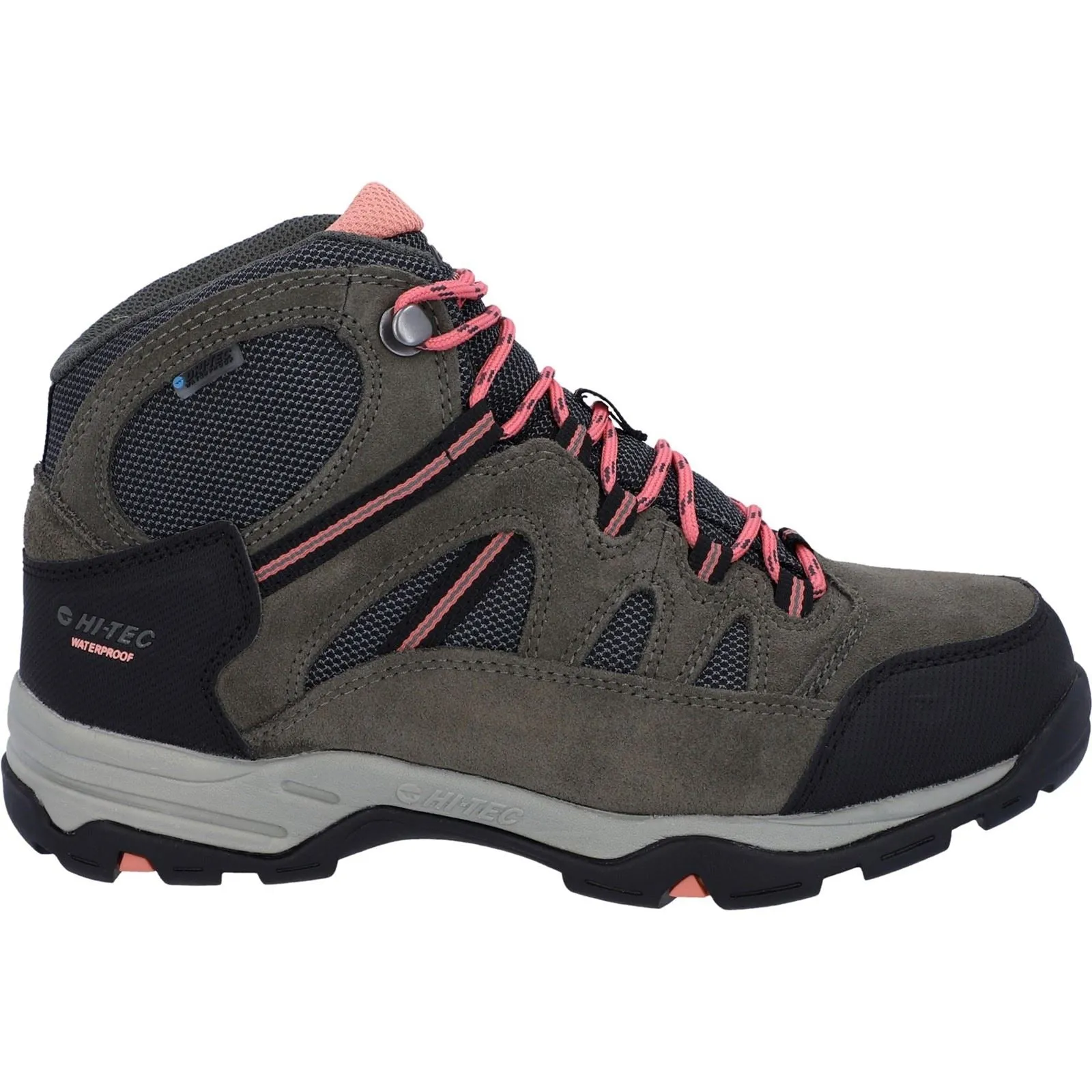 Hi-Tec Men's Banderra Ii WP Wide High Rise Hiking Boots in 2 Colour Options 3 to 8