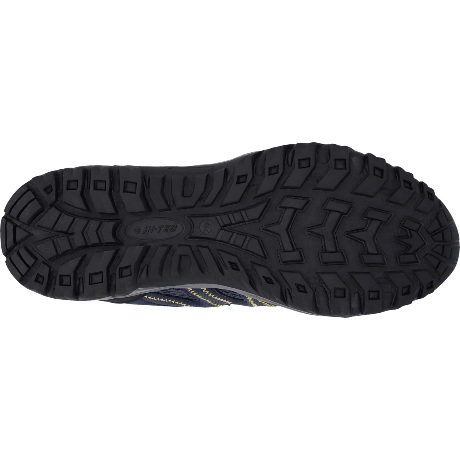 Hi-Tec Men's Jaguar Low Rise Hiking Boots in Navy/Yellow 6 to 13