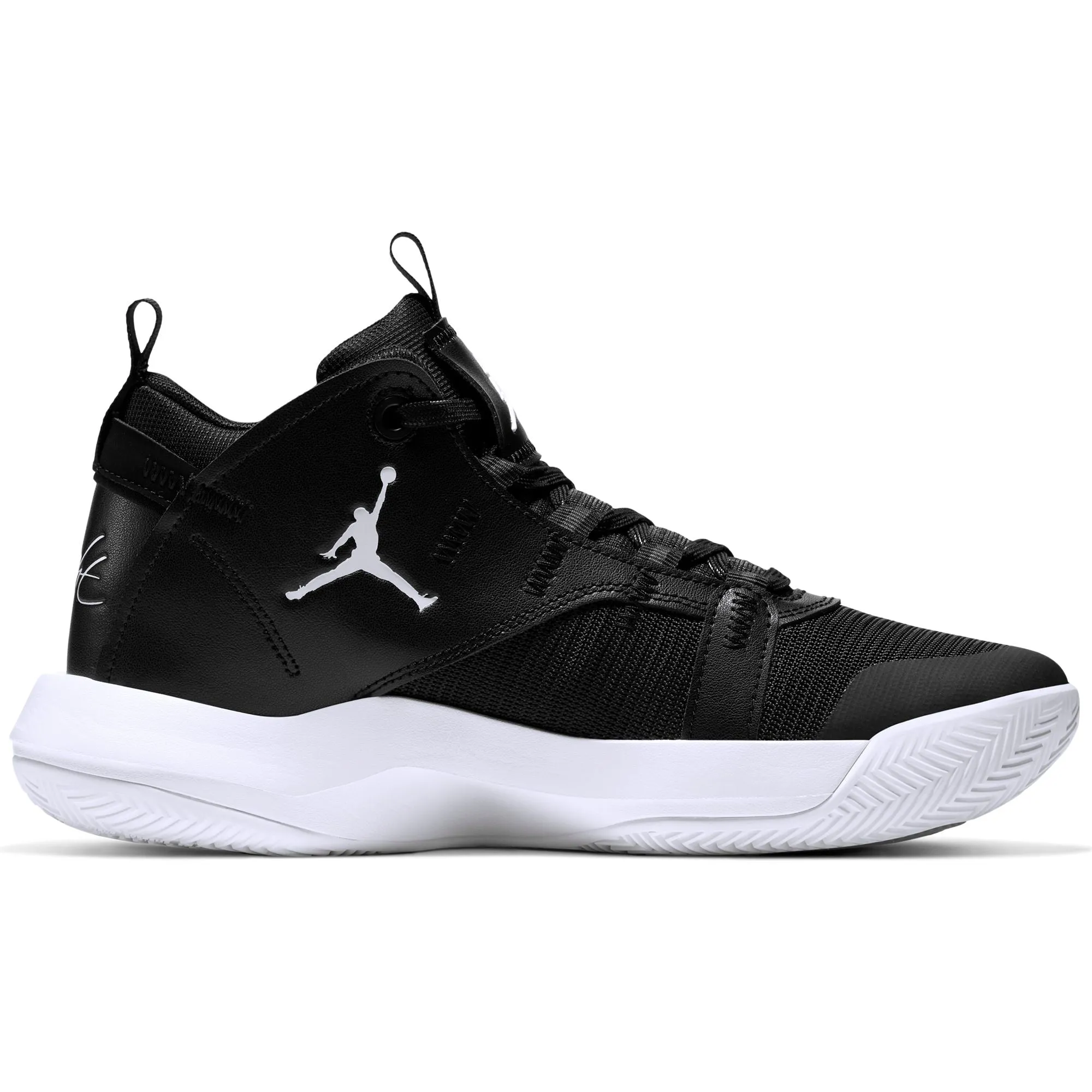 Nike Jordan Jumpman 2020 Basketball Boot/shoe - Black/White/Electric Green