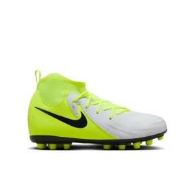 Nike Junior Phantom Luna Academy FG Firm Ground Shoes - Metallic Silver/ Black Volt