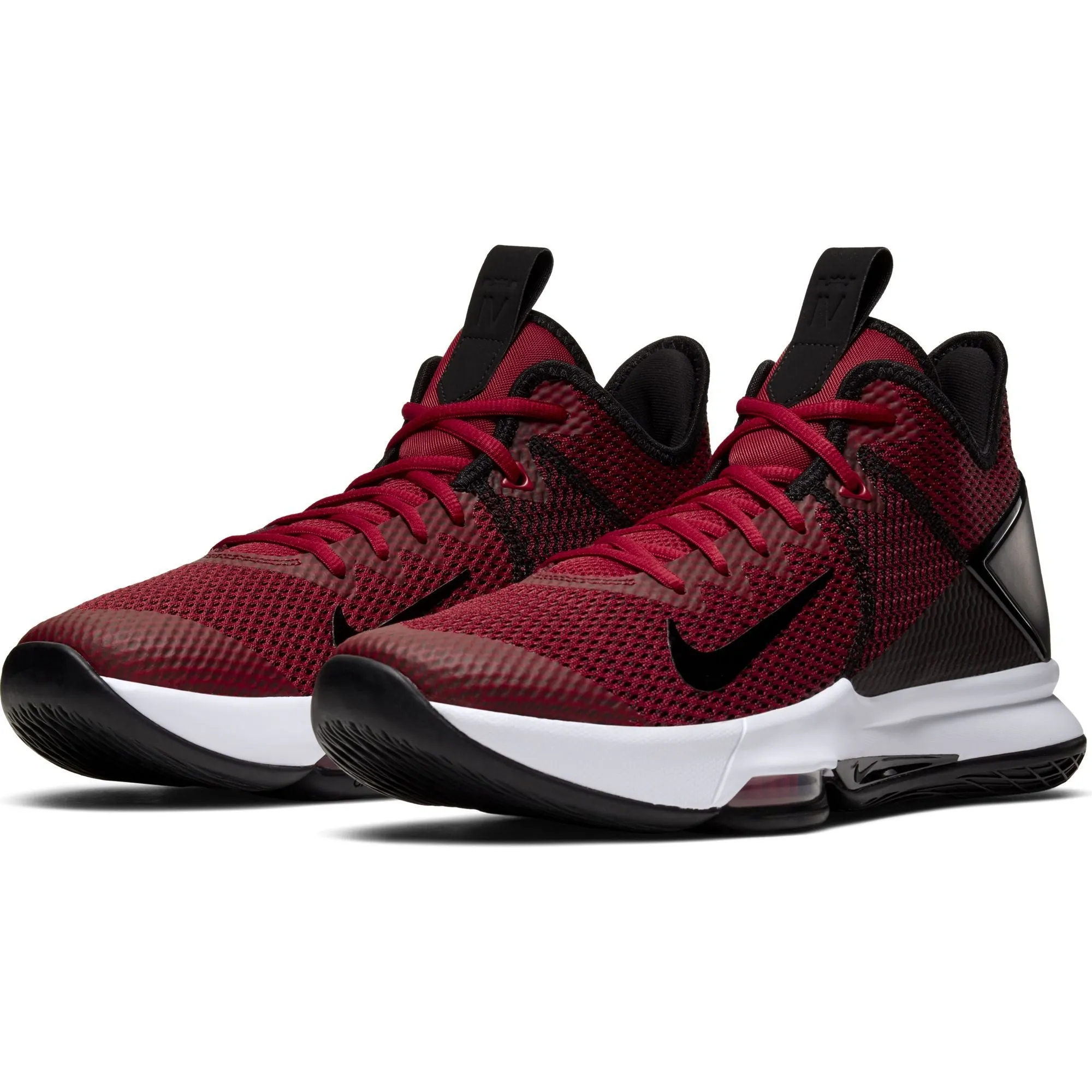 NIKE LEBRON WITNESS IV - BLACK/GYM RED-WHITE
