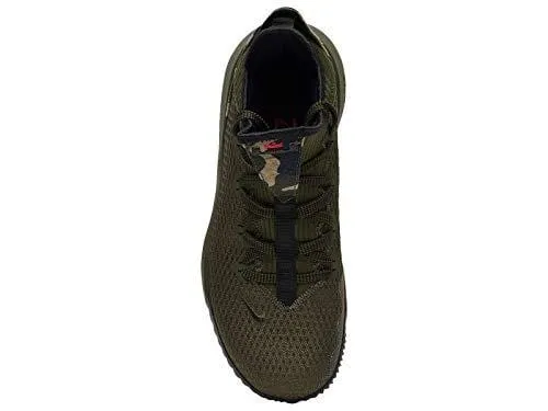 Nike Men's Lebron 16 Low Cargo Khaki/Black/Neutral Olive Synthetic Basketball Shoes 11.5 M US