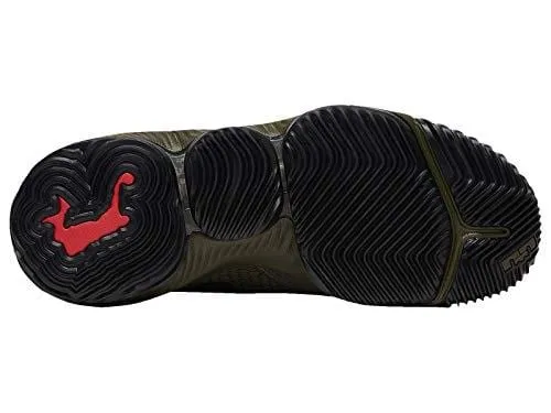 Nike Men's Lebron 16 Low Cargo Khaki/Black/Neutral Olive Synthetic Basketball Shoes 11.5 M US