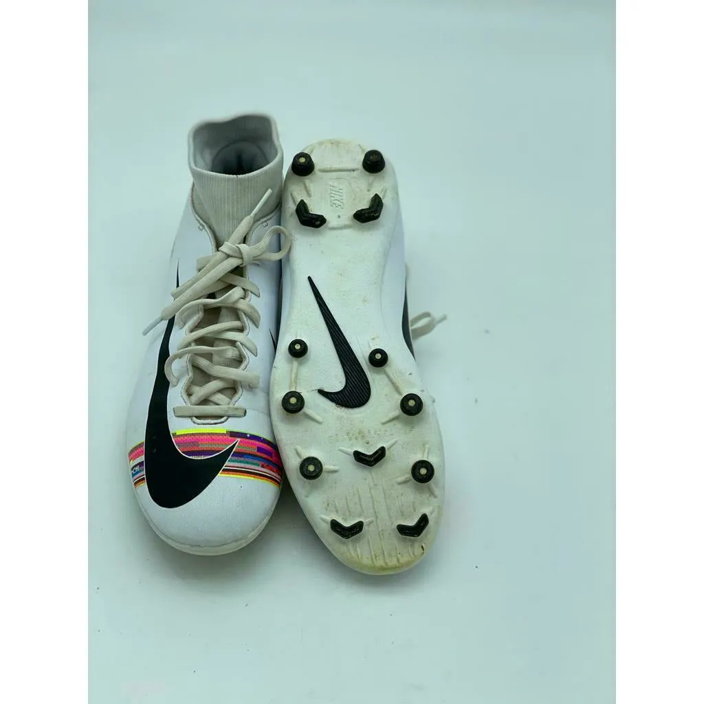 Nike Mercurial Superfly 6 Elite TF Size 10 White Soccer Turf