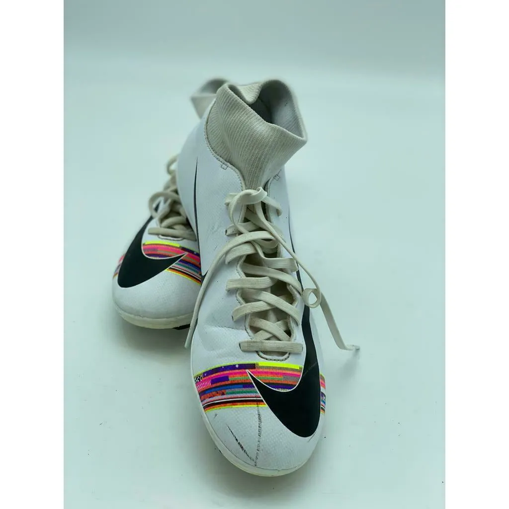 Nike Mercurial Superfly 6 Elite TF Size 10 White Soccer Turf