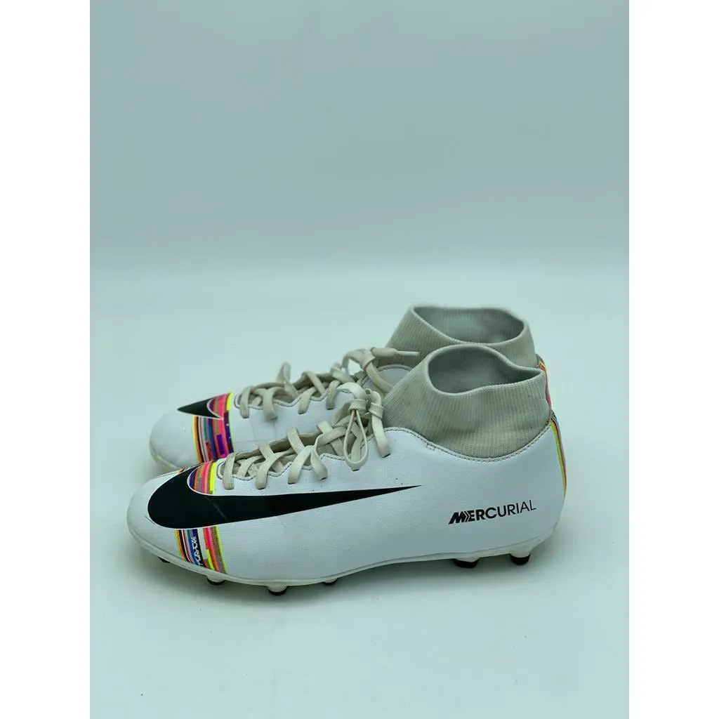 Nike Mercurial Superfly 6 Elite TF Size 10 White Soccer Turf