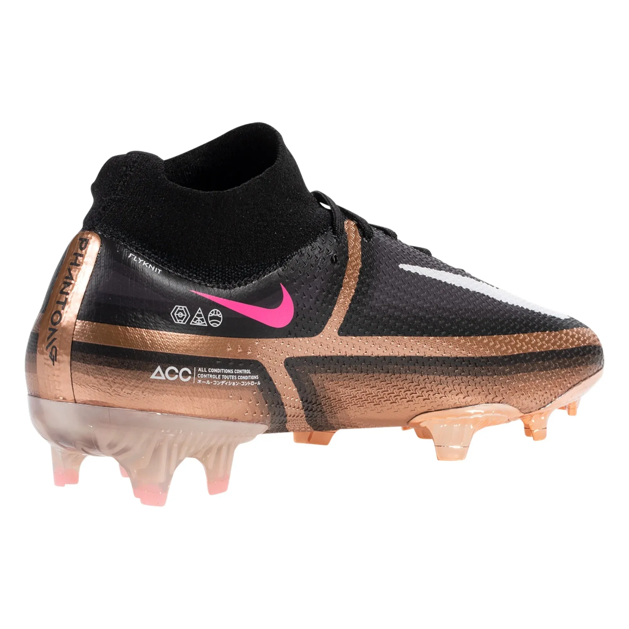 Nike Phantom GT2 Elite Q DF FG Firm Ground Soccer Cleat - Metallic Copper