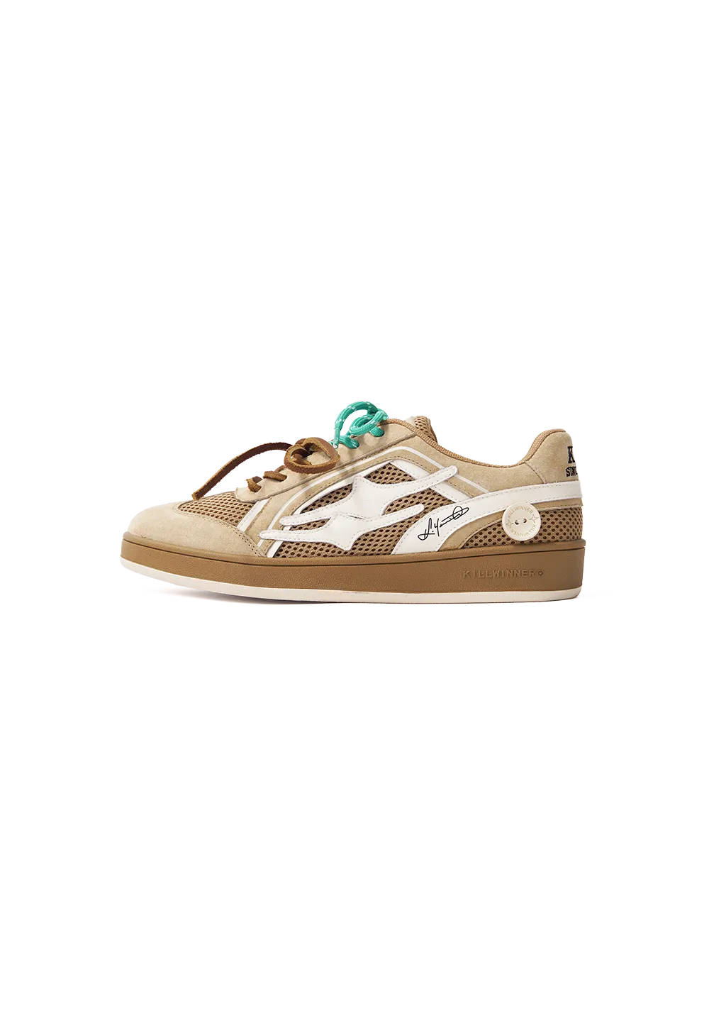 Retro Training Sneaker-Brown