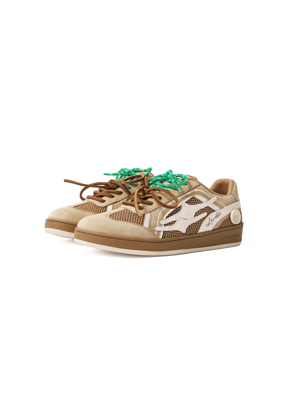 Retro Training Sneaker-Brown