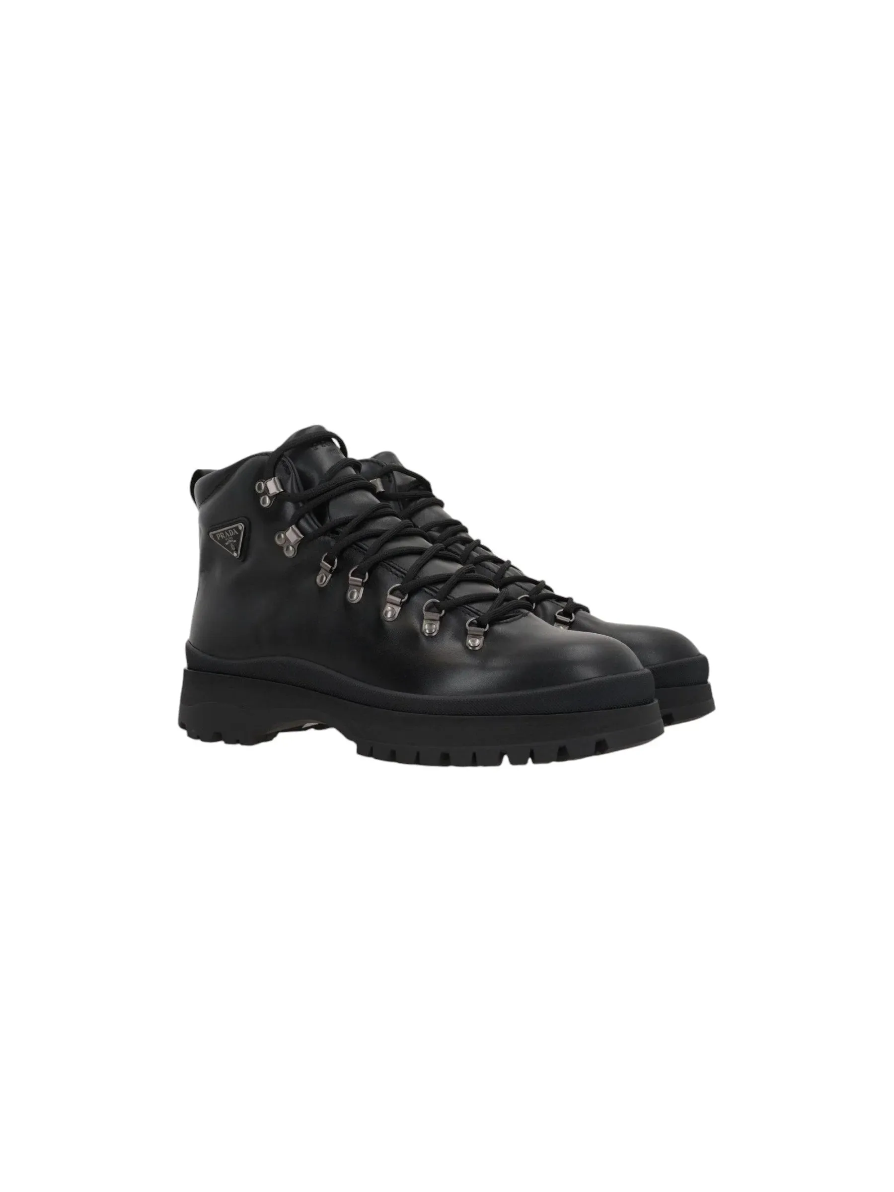 Smooth Leather Hiking Boots