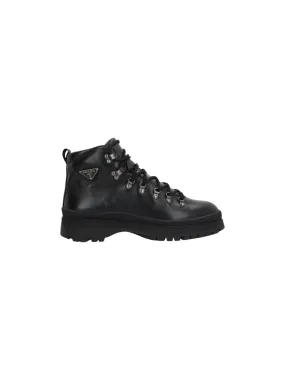 Smooth Leather Hiking Boots