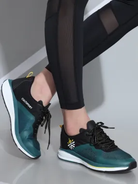 Speedster Women Running Shoes - Black/ Dark Teal