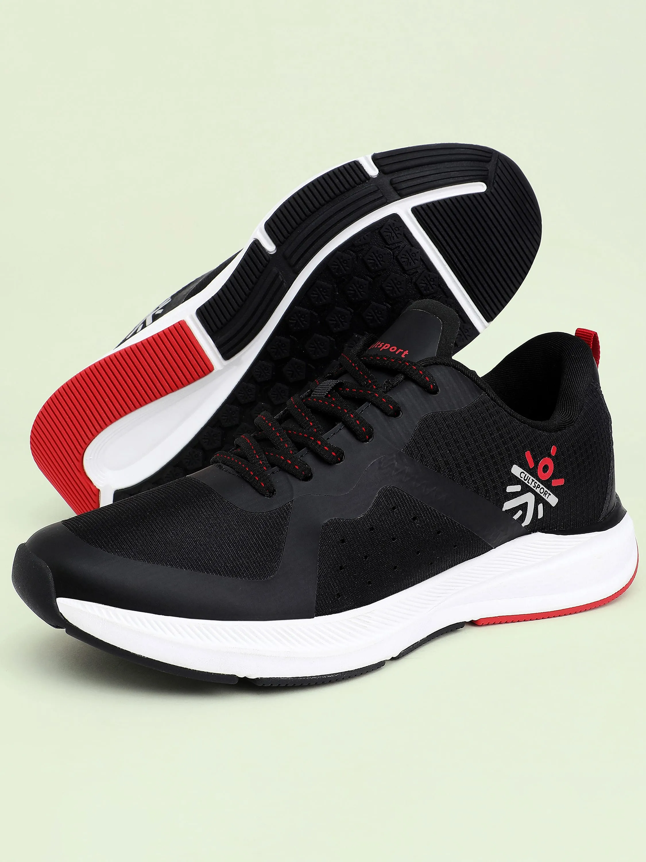Speedster Women Running Shoes - Black/Red
