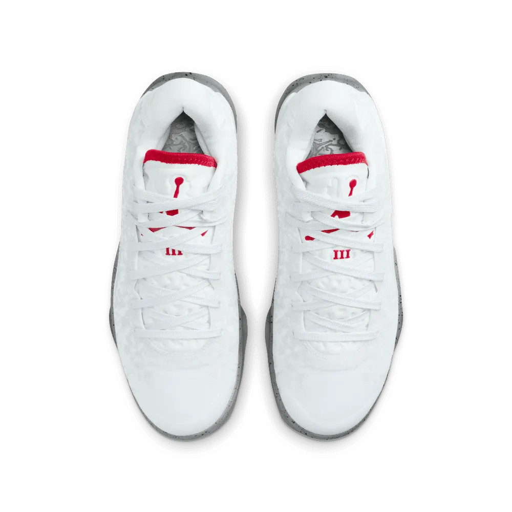 Zion Williamson Zion 3 Big Kids' Basketball Shoes (GS) 'White/Red/Grey'
